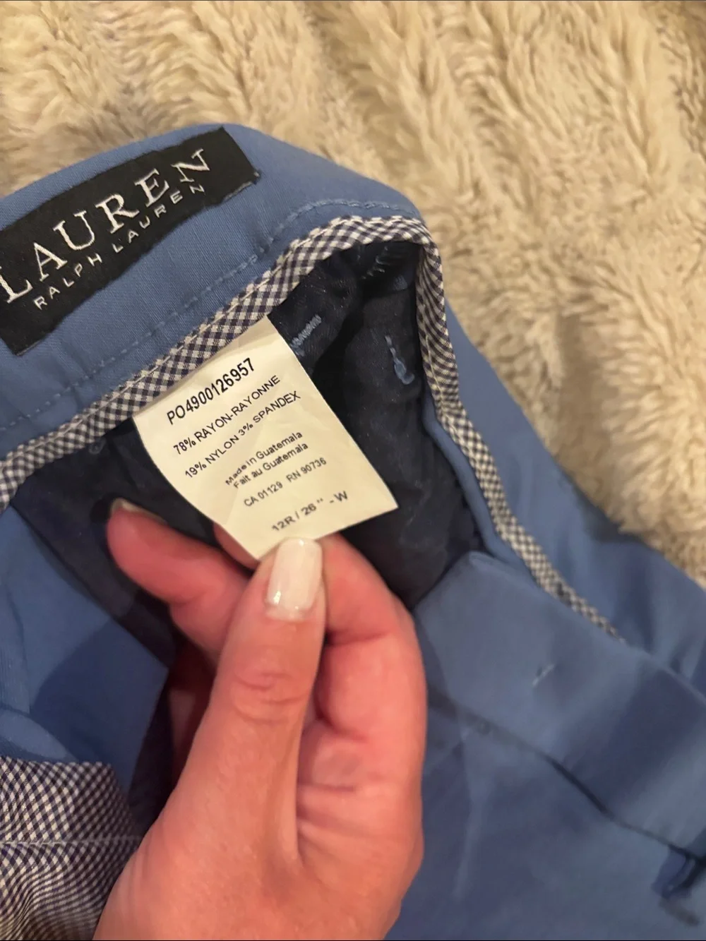 Ralph Lauren Boys Slate Blue Dress Pants